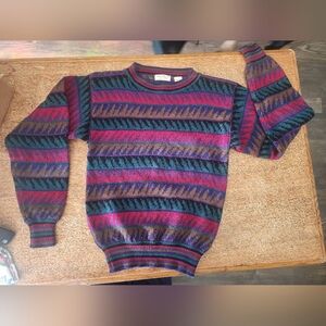 Cheryl Tiegs Multicolor Patterned Men's Sweater Size M
